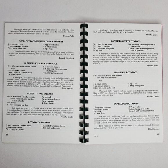 Recipes to Remember Boscawen Congregational Church Cookbook 2002 - Picture 4 of 5